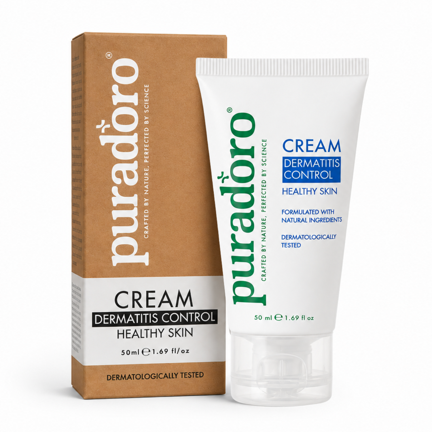 dermatitis cream puradoro Krema za Upalu Kože & Zdravu Kožu – Umiruje svrbež, crvenilo i ljuštenje 50ml - Slika 1